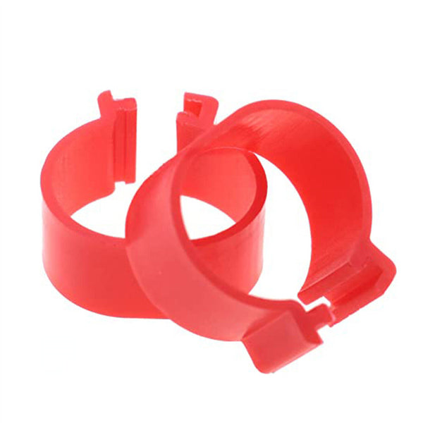 20PCS Identification Birds Chicken Poultry Leg Rings Bands Tag Large Clip 20mm