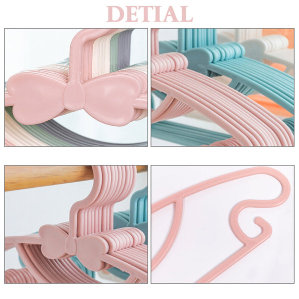 Kids Plastic Hangers Baby Clothes Hanger Coloured Children Coat Hangers