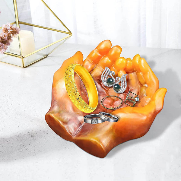 Hand Shape Silicone Ashtray Resin Mold Holder Tray Mould Casting Epoxy Crafts AU