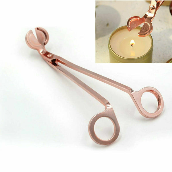 Steel Candle Wick Trimmer Oil Lamp Trim Scissor Cutter Tool Hook Clipper Candles