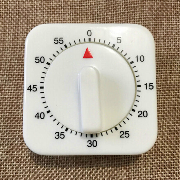 60 Minutes Visual Analog Timer Countdown Clock Time Management Kids Adult Tool
