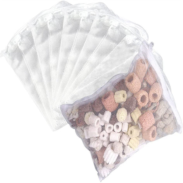 Aquarium Filter Bags Fish Tank Ball Media Mesh Bag Storage with Zipper