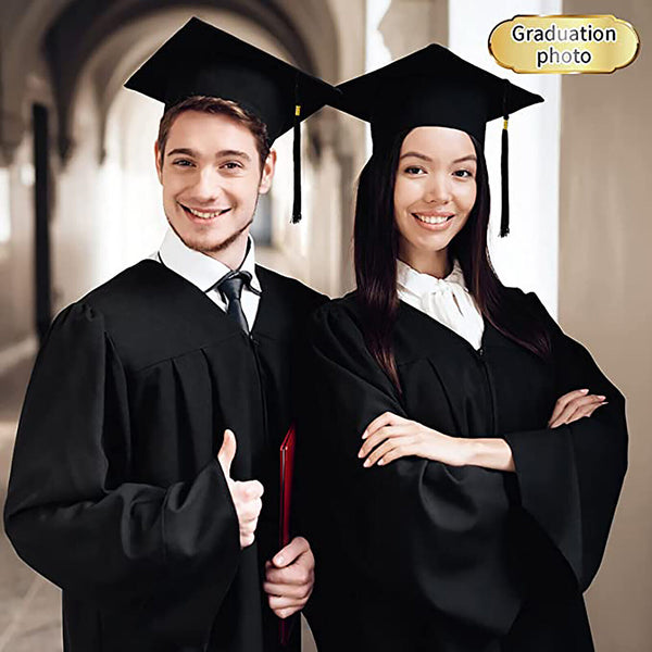 Mortarboard Graduation Hat Academic Cap Black Bachelor Master Chancellor Hat AU