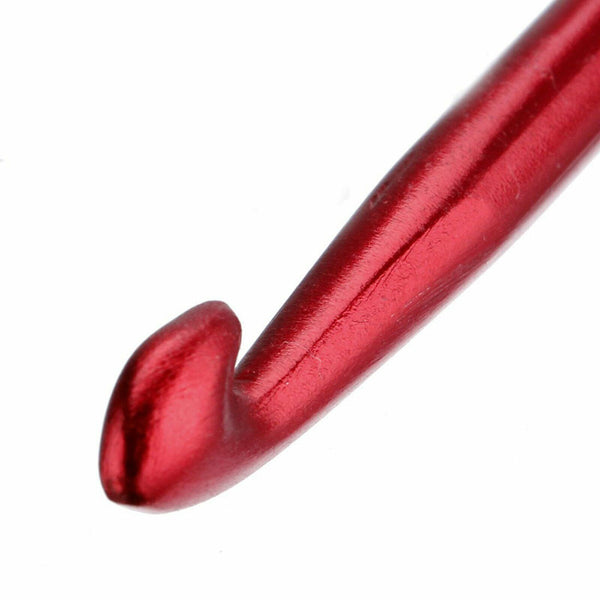 11PCS Long Tunisian Afghan Crochet Hook Aluminum Knitting Needles Tools 2mm-8mm