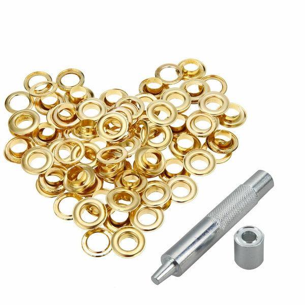 Tarp Repair Kit Grommet Eyelet Punch Set 50 100 200 Tarpaulin Awning Tent AU