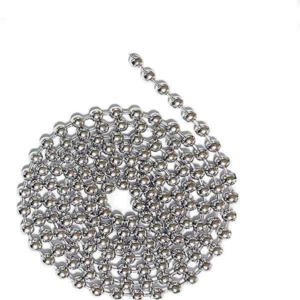 1/2/5/10M STAINLESS STEEL SILVER Roller Vertical Roman Blind Control Chain Cord