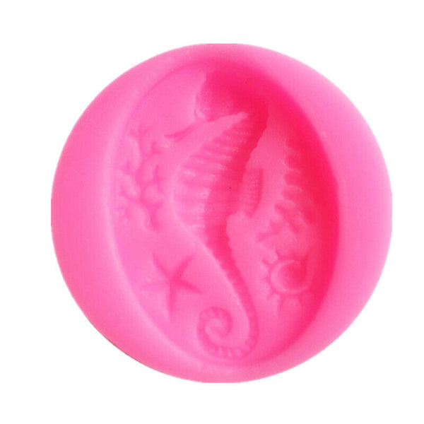 Sea Beach Nautical Animals Mermaid Silicone Fondant & Chocolate Mould Mold
