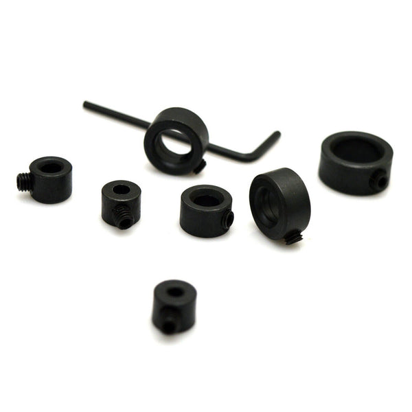 3-16mm Drill Bit Depth Stop Collars Positioner Drill Locator Fixed Ring AU
