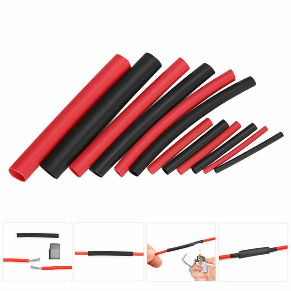 Heat Shrink Tubing Tube Assortment Wire Cable Insulation Sleeving Kit 270 pcs AU - Lets Party