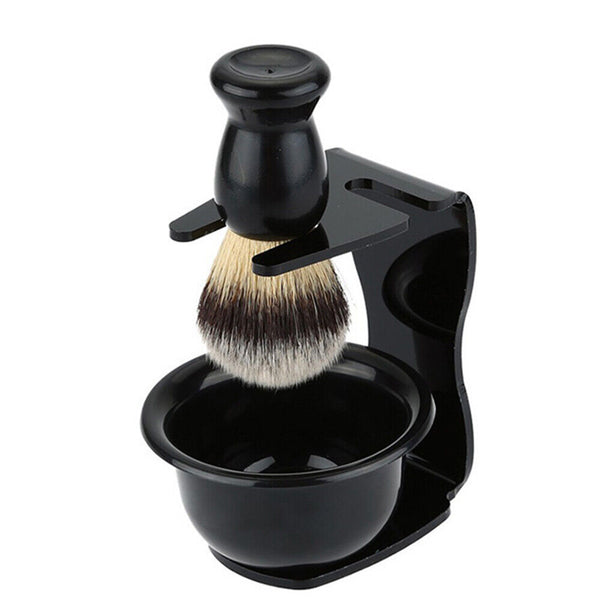 Men Shaving Brush Mug Cup Stand Shave Safety Razor Holder Rack Bowl Tool Set