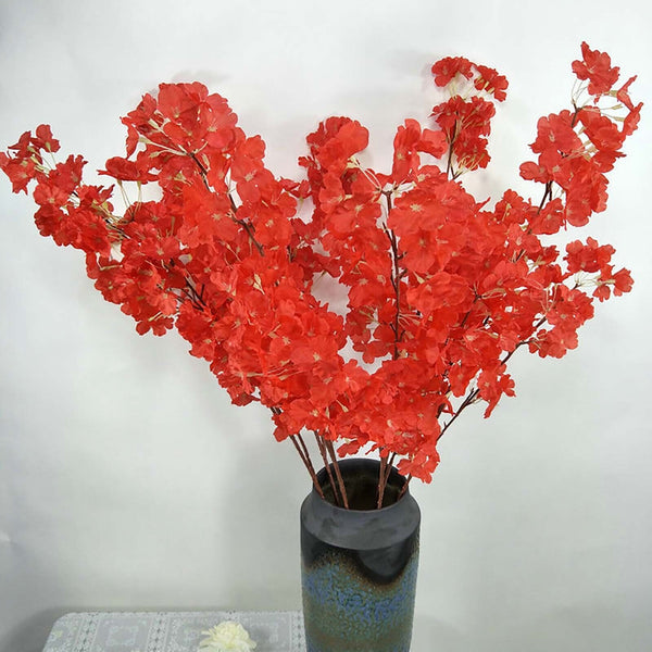 1/5/10X Artificial Flower Flowers Cherry Blossoms Wedding Party Decoration 95cm