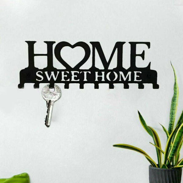 10 Hooks Door Back Organizer Key Holder Hanging Wall Mounted Hanger Storage Rack