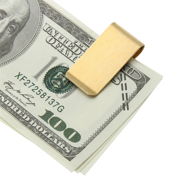 10Pcs Money Cash Clip Note Card Holder Stainless Steel Mens Wallet Ladies ID Bag