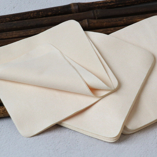 Microfiber Cleaning Suede Silver Polishing Cloth Glasses Phone Jewellery Wipe AU