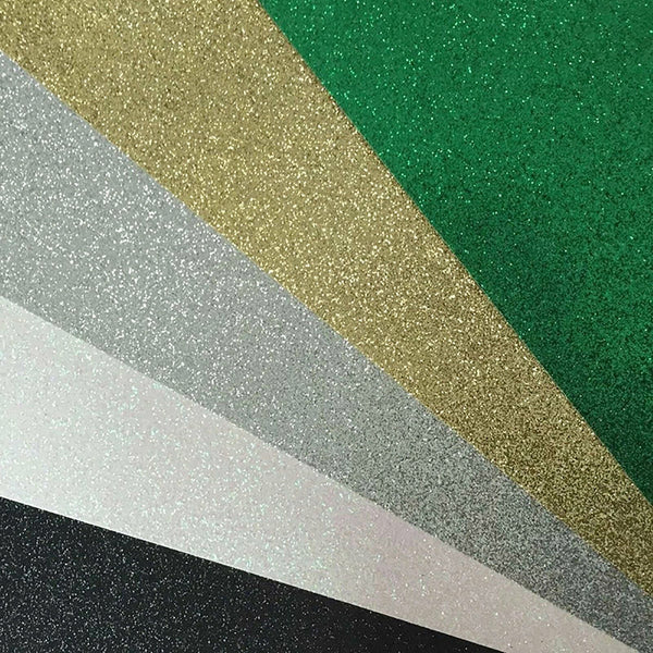 UP 50pcs 250gsm A4 Glitter Cardstock Paper Invitations Scrapbooking Art Craft