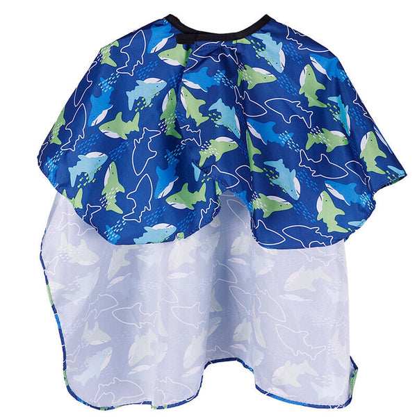 Kids Barber Salon Kids Apron Baby Hair Cutting Hairdressing Hair Cape Cloth Gown