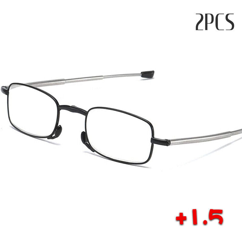 Universal Folding Reading Glasses Magnify Presbyopic Case Unisex 1.5 2 2.5 AU