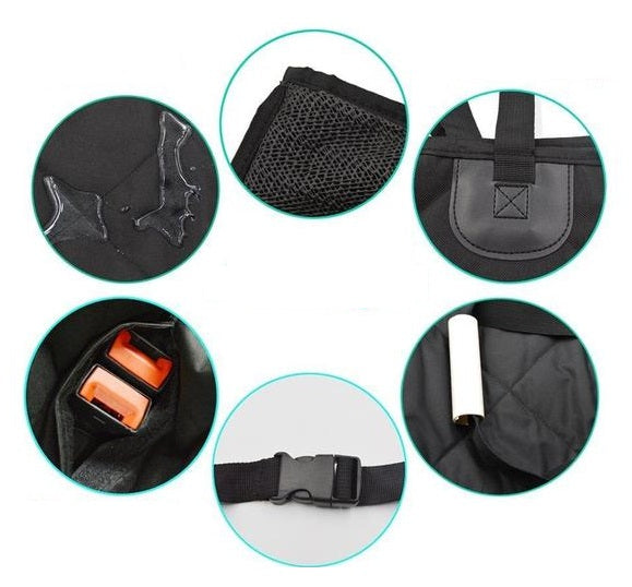 Premium Pet Back Car Seat Cover NonSlip Waterproof Pet Cat Hammock Protector Mat - Lets Party