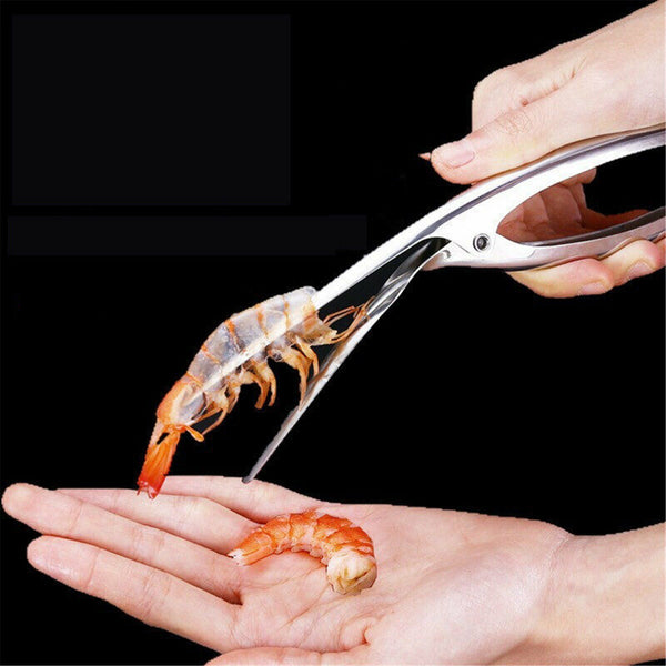 Stainless Steel Prawn Peeler Creat Peel A Kitchen Tool Shrimp Deveiner Device AU