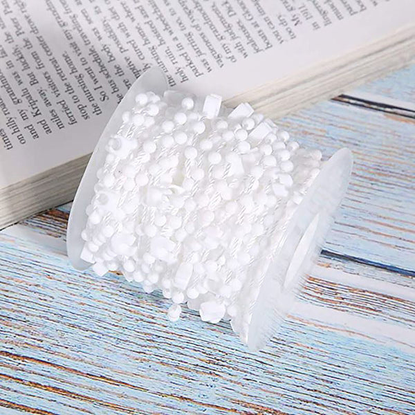 20M Vertical Blind Bottom Chain Slat Link Cord Parts White 89/127mm Wide Slats
