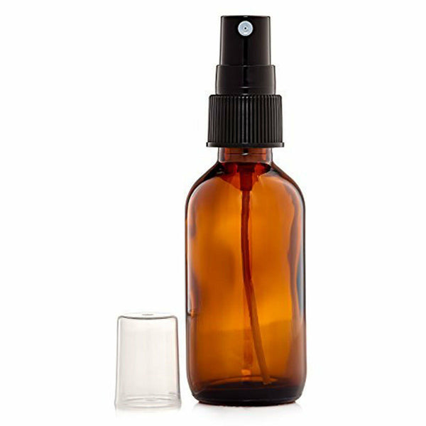 5-20x 30ml Amber Glass Essential Oil Spray Dropper Mist Sprayer Bottles Contain - Lets Party