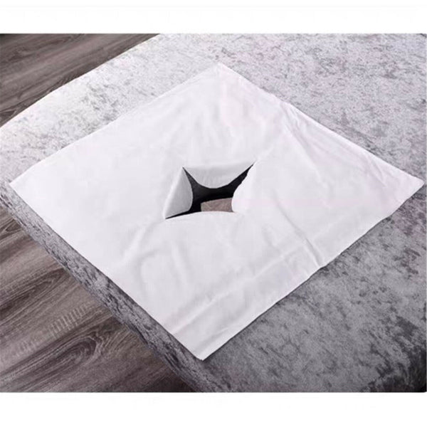 Beauty Salon Disposable Face Pad Bed Table Face Hole Cover Massage