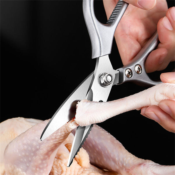 3Kind Heavy Duty Stainless Steel Kitchen Scissors Shear Fish Chicken Can Opener