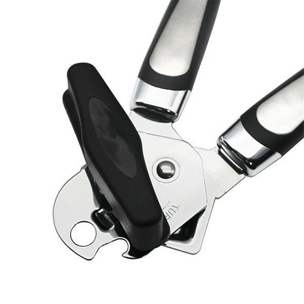 3-in-1 Can & Bottle Opener Classic Stainless Steel Manual Heavy Duty Can Opener
