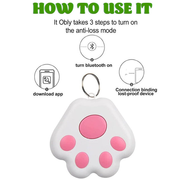 Mini Pet Cat Dog GPS Locator Tracker Anti Lost Realtime Tracking Finder Device