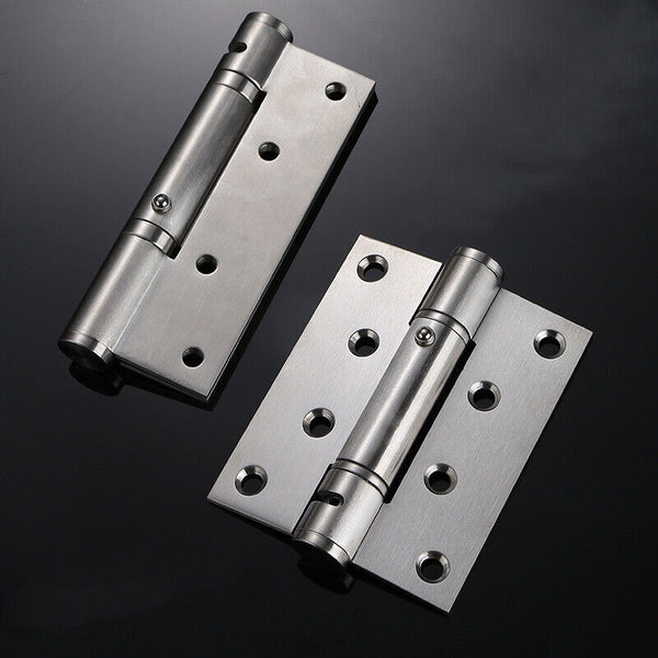 Stainless Steel Door Spring Hinges Single Action Adjustable Self Closing Spring