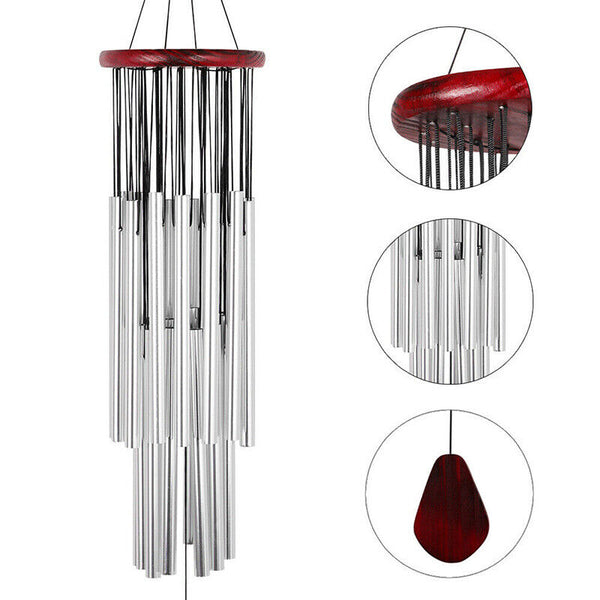 Large Deep Tone Wind Chimes Bell Hanging Windchimes Outdoor Garden Home Decor AU