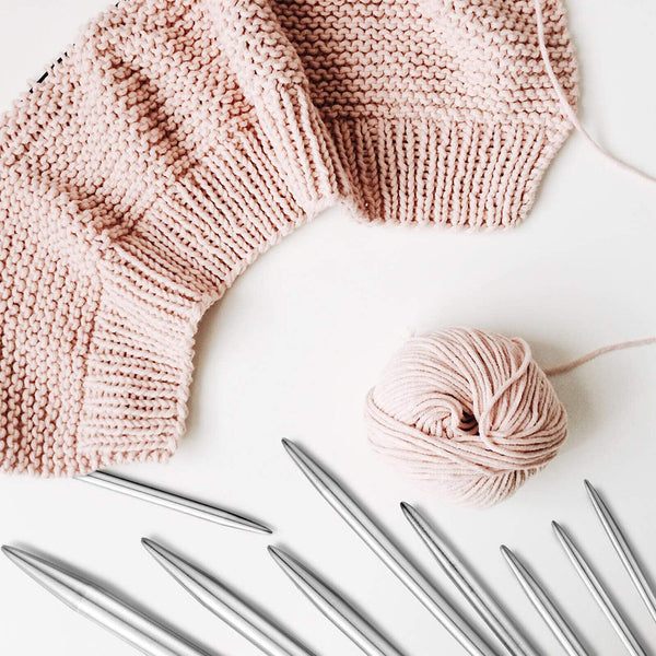 11-55X 80cm Circular Knitting Needles Set Stainless Size 1.5mm- 5mm Knit Needles