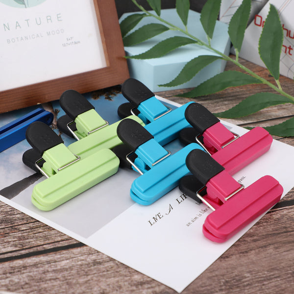 6-12PCS Sealing Chip Clips Plastic Sealer Grip Snack Food Storage Bag Sealing AU