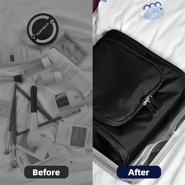 Large Hanging Toiletry Bag Cosmetic Makeup Wash Storage Travel Organizer Pouch