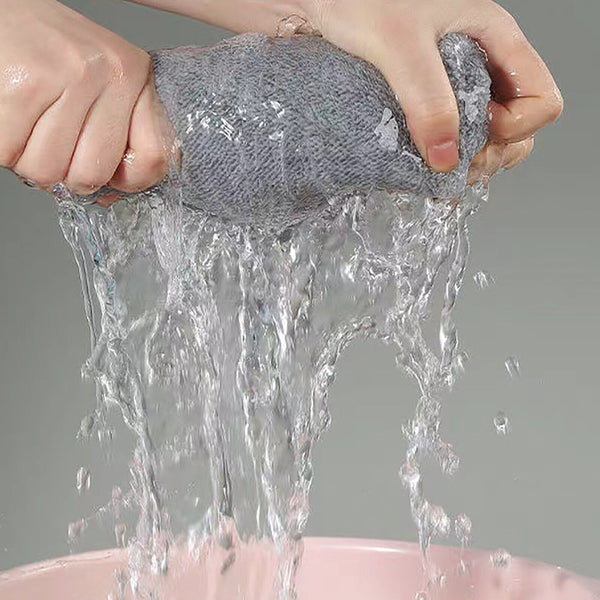 6/12PCS Microfibre Cleaning Cloth Dish Car Glass Kitchen Towel Washing Rag NEW