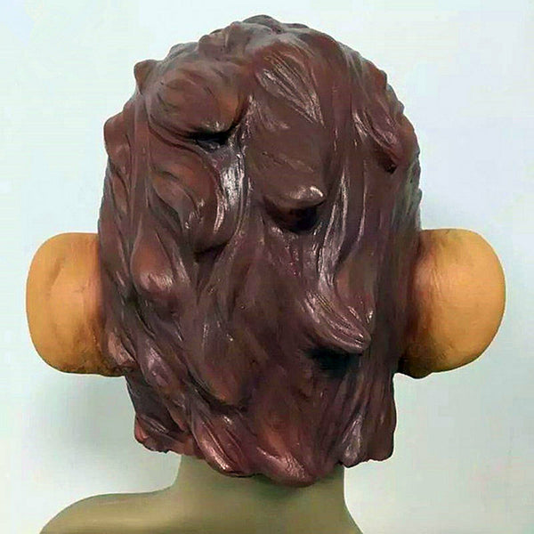 Latex Mask Horse Head Mask Animal Head Creepy Halloween Costume Theater Toy Party - Lets Party