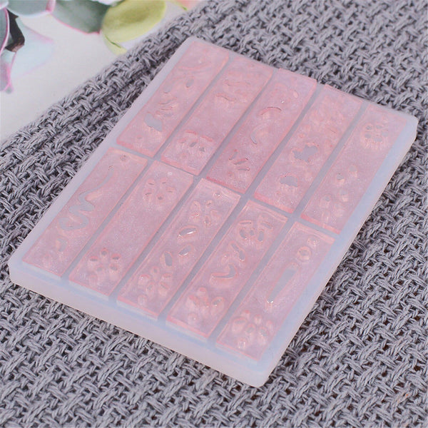 Silicone Hollow Earring Pendant Jewelry Making Mold Resin Mould Casting Craft AU