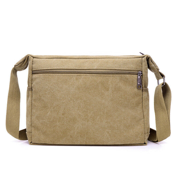 Man's Bags Men's Crossbody Retro Shoulder Messenger Bag Satchel Travel Canvas
