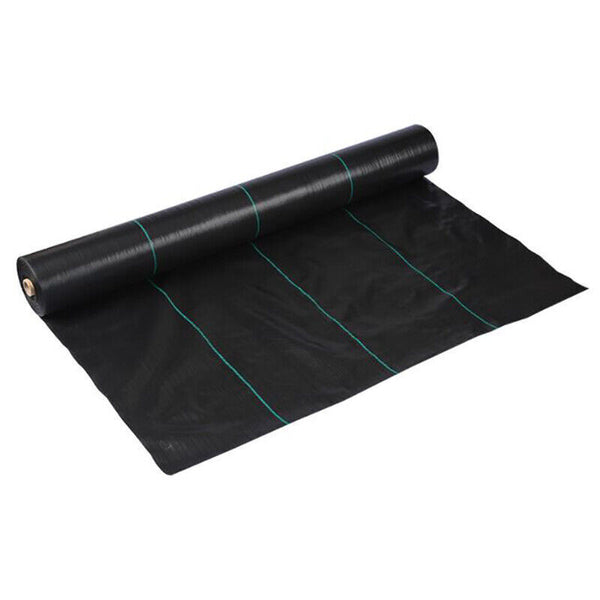 10/20/30/50/100M Weedmat Weed Control Mat Matting Woven Fabric Plant PE AU
