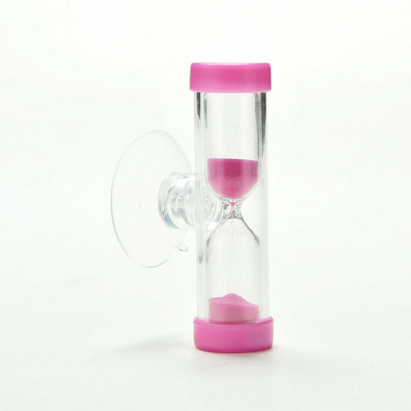 3pcs Sandglass Hourglass for Tooth Brushing Shower Timer Suction Cup Count Down