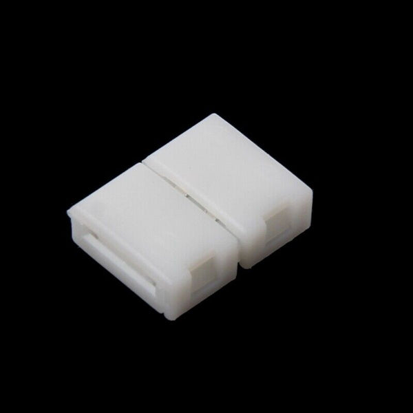 4 Pin 10mm End Connector Clips for LED Strip lights No Soldering 3528 5050 RGB