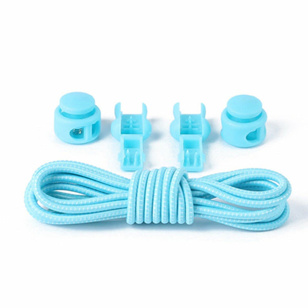 No Tie Shoe Laces Elastic Lock Lace System Lock Sports Shoelaces Runners Trainer - Lets Party
