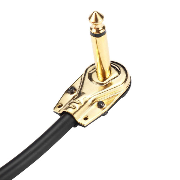 15CM Low Noise Guitar Effect Pedal Board Patch Cable Cord With Right Angle Plug
