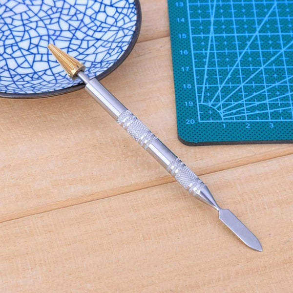1/2PCS Dual Head Leather Edge Oil Dye Paint Pen Applicator Paint DIY Leather AU