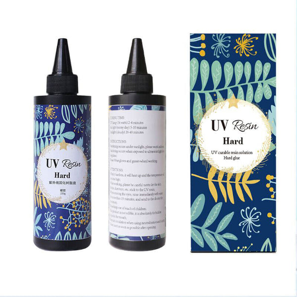 Hard UV Resin Glue Clear Crystal DIY Handmade Epoxy Crafts Casting Jewelry Mold