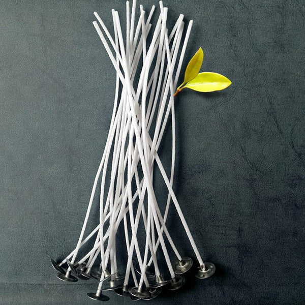 Candle Wick Pre Waxed With Sustainers Cotton DIY Candle Making Tool  - Lets Party