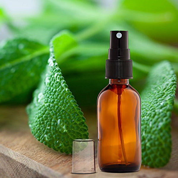 5-20x 30ml Amber Glass Essential Oil Spray Dropper Mist Sprayer Bottles Contain - Lets Party