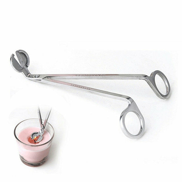 Cutting Candle Stainless Steel Oil Wick Lamps Trimmer Scissors Snuffers Tools AU