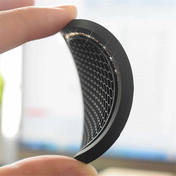 4X Anti-Slip Insert Coaster Bling Rhinestone Pads For Car Auto Cup Holder New AU