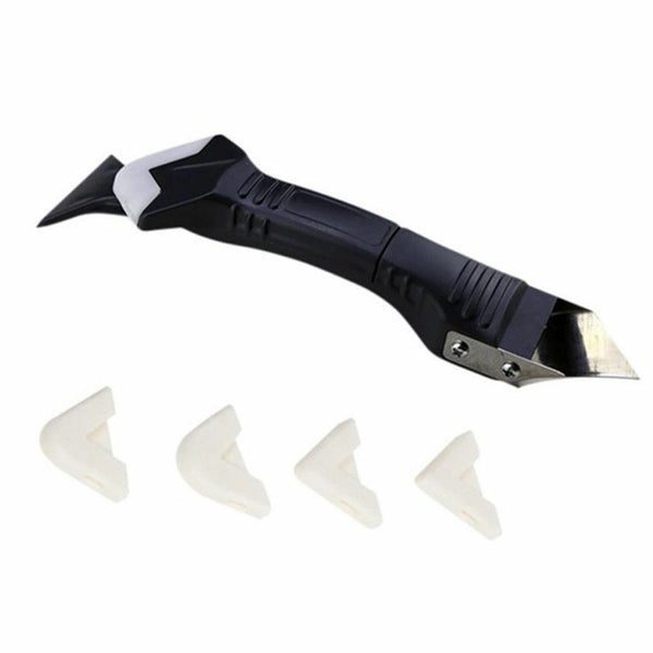 3 in 1 Silicone Caulking Tool Removal Residue Scraper Kit Sealant Replace Set AU